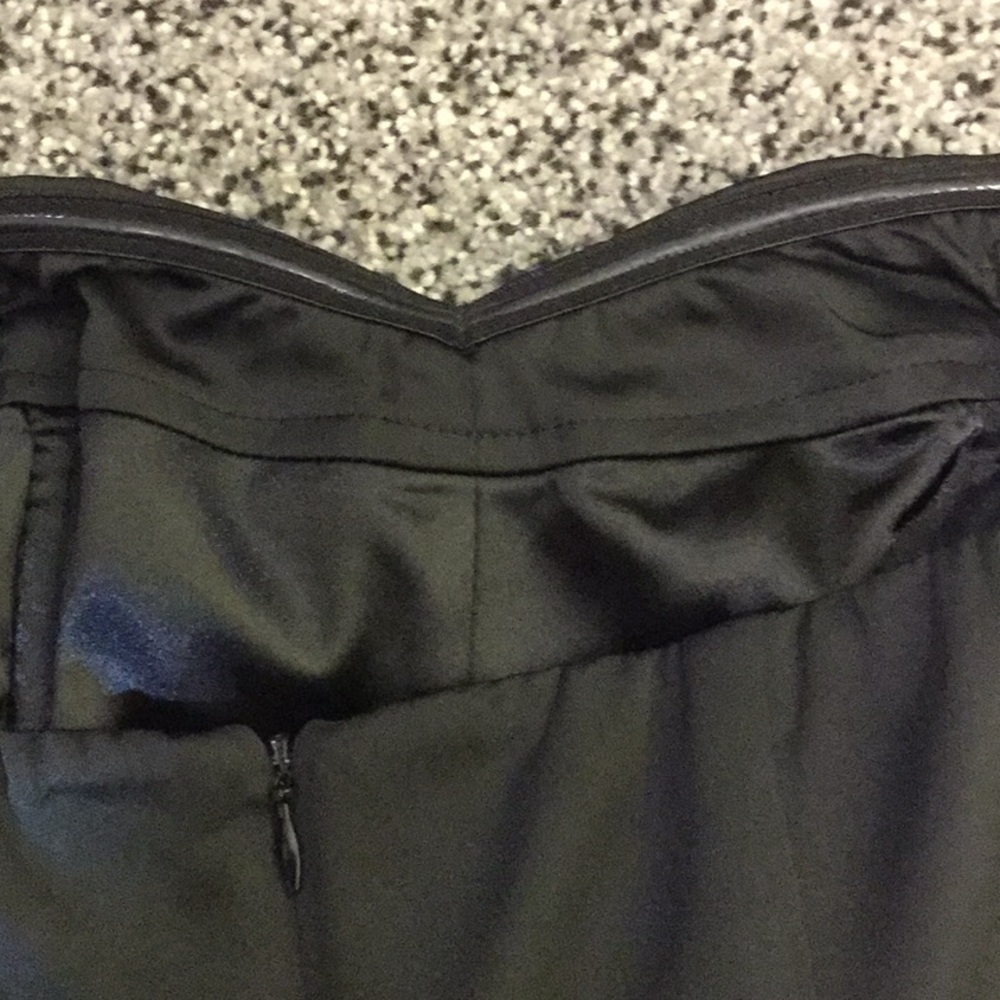 8 Express black strapless shiny dress - Picture 5 of 12
